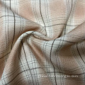 Polyester Plaid Fabric Polyester Spandex Plaid Fabric For Shirts Manufactory